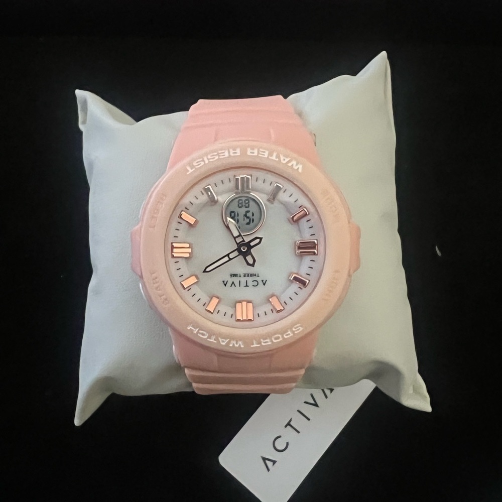 Activa Three Time Sport Watch Water Resist Digital New